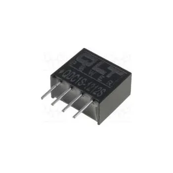 Měnič napětí Převodník DC/DC 1W Uvst 10,8÷13,2V 12VDC SIL4 7x11,7x10mm
