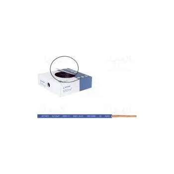 elektrický kabel Vodič BiTOne lanko Cu 1mm2 tmavomodrá PVC 300/500V 100m