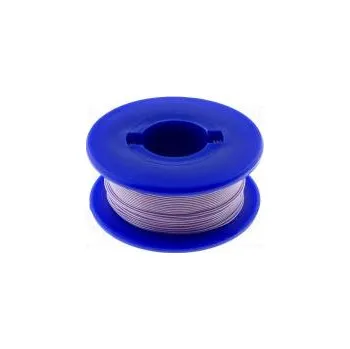elektrický kabel Vodič drát OFC 30AWG fialová FEP 250V 50m