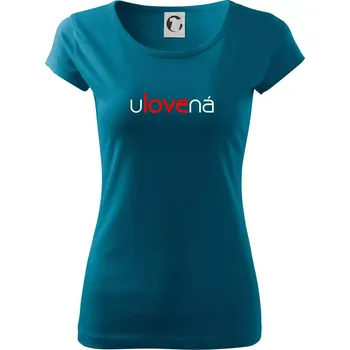 Ulovená a ulovený - Dámské triko Pure - M ( Petrolejová )