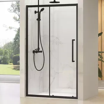 Sprchové dveře TERA Black 100-105 Čiré Sprchové dveře posuvné