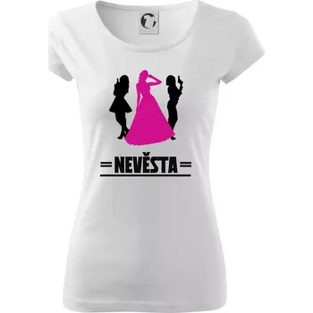 Dámské tričko Nevěsta s bodyguardy - Dámské triko Pure - M ( Bílá )