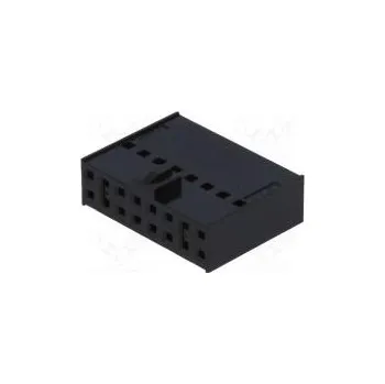 Elektrický konektor Plug wire-board female C-Grid III 2.54mm PIN 16 w/o contacts