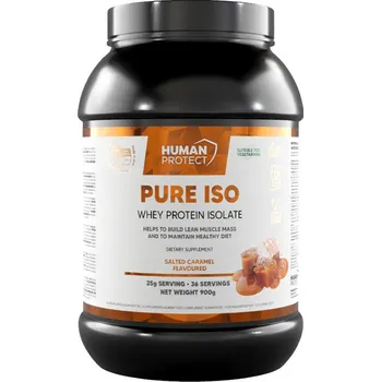 Protein Human Protect Pure ISO, Slaný karamel, 900 g