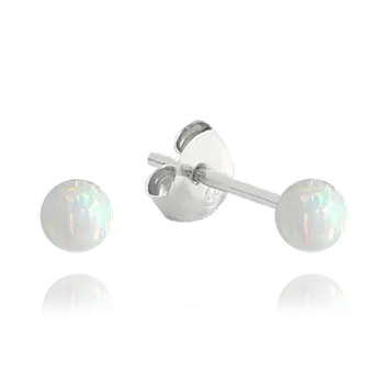 Náušnice Minet Stars Stříbrné náušnice s opály
