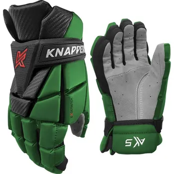 Hokejové rukavice Hokejbalové rukavice Knapper AK5 v2 SR, Senior, zelená, 14" Knapper