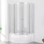 POINT SAP 100x80 Grape Asymetrický sprchový kout s vysokou vaničkou, pravé provedení