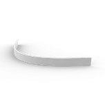 Krycí panel k čtvrtkruhové vaničce HARD-ROCKY 90x90