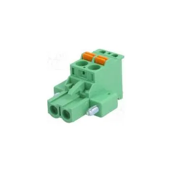 Rozpojovací svorkovnice 5mm póly 2 úhlové 90° zástrčka 320V