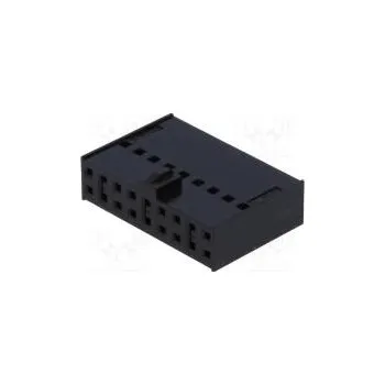Elektrický konektor Plug wire-board female C-Grid III 2.54mm PIN 18 w/o contacts