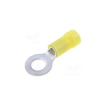 Elektrický konektor Zakončovací očko M6 Ø 6,35mm 3÷6mm2 krimpovací na kabel měď