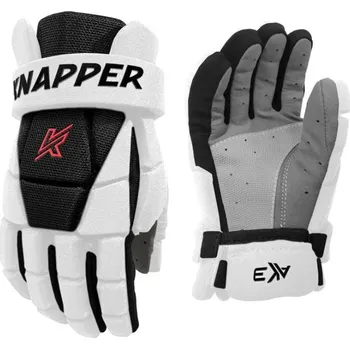 Hokejové rukavice Hokejbalové rukavice Knapper AK3 S24 SR, Senior, bílá, 16" Knapper