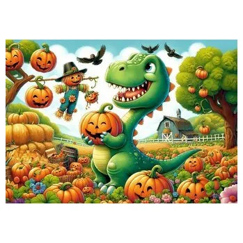 puzzle pro nejmenší ART PUZZLE Puzzle Roztomilý dinosaurus 50 dílků