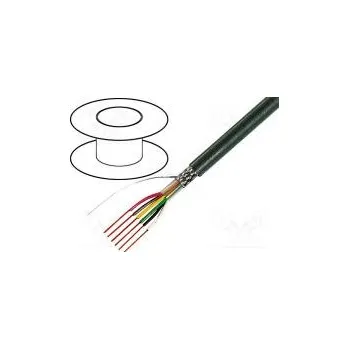 elektrický kabel Vodič 3x0,14mm2 PVC šedá 49V 100m CPR bez klasifikace