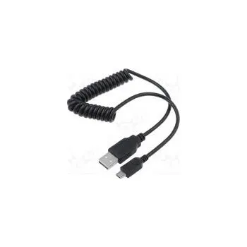 Datový kabel Kabel USB 2.0,kroucený USB A vidlice, USB B micro vidlice