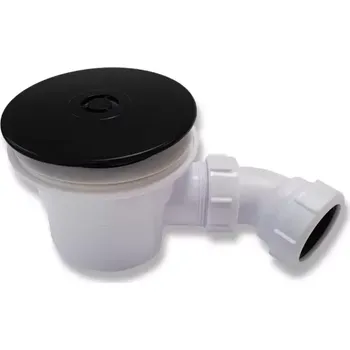 Sifon SIFON vaničkový 90, černá mat