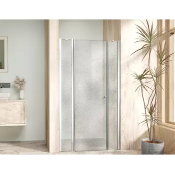 Sprchové dveře ALFA LINE II Chrom 120 Grape Sprchové dveře jednokřídlé s pevnými stěnami v rovině