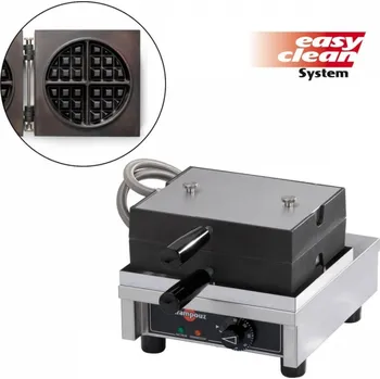 Vaflovač Vaflovač jednoduchý Krampouz EasyClean, sklopný 90°, 4x8 Kulatá