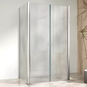 BETA COMBI II Chrom 80x80x80 Grape Sprchový kout nástěnný