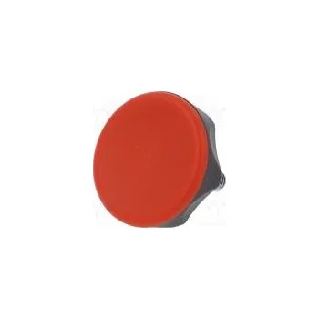 Knoflík Nastavovací kolečko Ø 45mm Vněj.závit M8 20mm Víčko červená