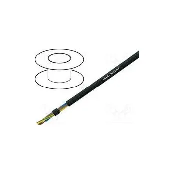 elektrický kabel Vodič H05RN-F kulatý lanko Cu 3G1mm2 guma černá 300/500V