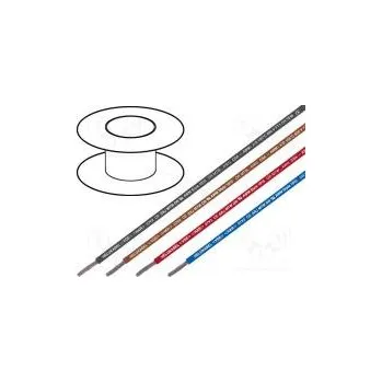 elektrický kabel Vodič H07V2-K lanko Cu 16mm2 6AWG hnědá PVC 450/750V Třída 5