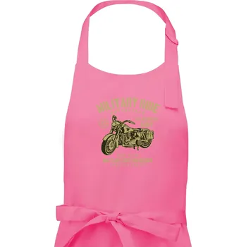 Kuchyňská zástěra Military Ride - Pánská zástěra na vaření - Univerzální velikost ( Růžová )