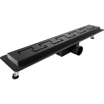 Odvodňovací žlab G-DRAINWELL 100 Black Odtokový podlahový žlab, řecko