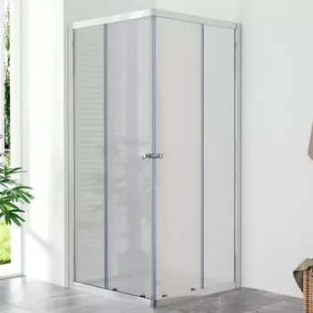 POINT Q 80x80 Grape Čtvercová sprchová zástěna