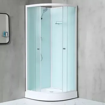 NOTRE 100 BÍLÝ Sprchový box čtvrtkruhový