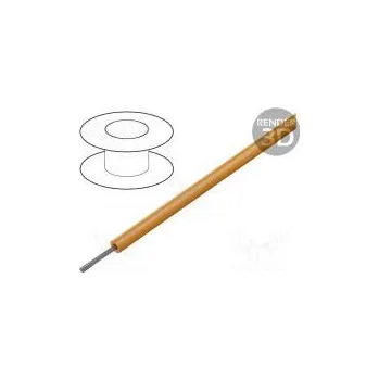 elektrický kabel Vodič HELUTHERM® 145 lanko Cu 1x0,5mm2 polyolefin oranžová