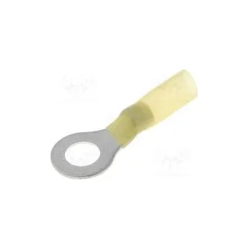 Elektroinstalační materiál Zakončovací očko M8 Ø 8,4mm 4÷6mm2 krimpovací na kabel žlutá