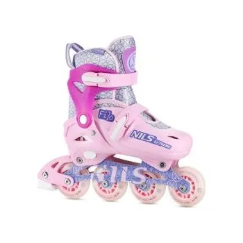 Kolečkové brusle NILS Extreme NA13102 růžové EU 30-33 brusle + DÁREK DLE VÝBĚRU!