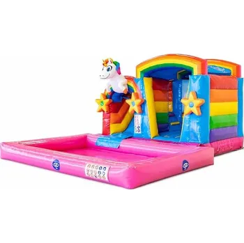 Skákací hrad AQUAZORBING.CZ Mini Splash vodní hrad UNICORN