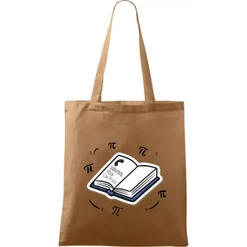 Nákupní taška Ludolfovo číslo pí - Taška bavlněná - 42 x 38 cm ( Cappuccino )