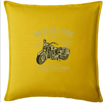 Polštář Military Ride - Polštář 50x50 - 50x50 - Pouze potah ( Žlutá )