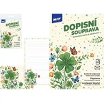 Dopisní papír barevný LUX 5+10 - Čtyřlístek