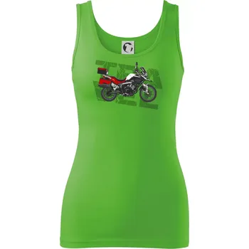 Dámské tričko Cestovní enduro červená - Dámské tílko - 2XL ( Apple Green )