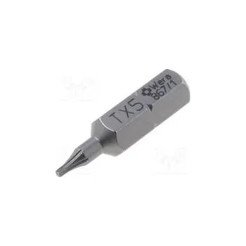 Bit Šroubovací bit 1/4" (C6,3mm) Torx 25mm Standard Ostří TX05