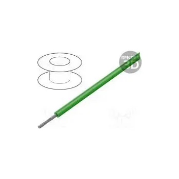 elektrický kabel Vodič HELUTHERM® 145 lanko Cu 1x1,5mm2 polyolefin zelená