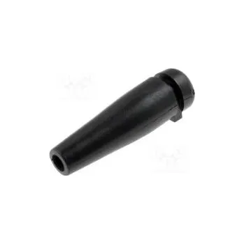 Vývodka Ømont.otv 6,5mm Øotv 3,5mm PVC černá L 32mm -30÷60°C