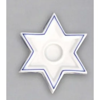 Svícen Cibulák Svícen hvězda 9cm 85g Originál Český porcelán Dubí