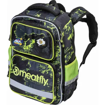 Školní batoh Meatfly Školní aktovka Meatfly Max, Lime Mossy