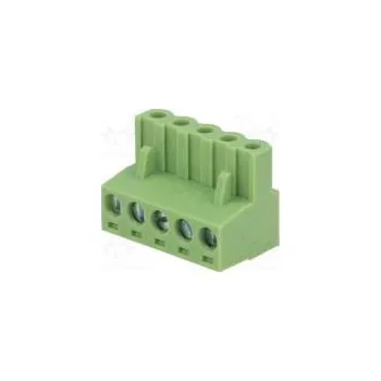 Elektrická zásuvka Rozpojovací svorkovnice 5,08mm póly 5 přímý zástrčka zásuvka