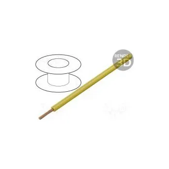elektrický kabel Vodič FlexiVolt-2V,Flexivolt® lanko Cu 2,5mm2 žlutá PVC 100m