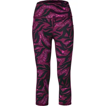 Dámské legíny 696139 - Tchibo - 3/4 sportovní legíny - pro ženy - vel. M 40/42 - barva: černá/s potiskem