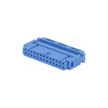 Elektrický konektor Plug IDC female PIN 26 IDC for ribbon cable 1.27mm blue
