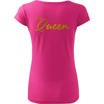The King - His Queen - psací - Dámské triko Pure - 3XL ( Purpurová )