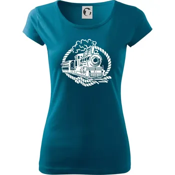 Dámské oblečení Lokomotiva lano - Dámské triko Pure - 2XL ( Petrolejová )