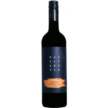 Modrý Portugal 2023, zemské víno, Vinařství Pavel Skrášek, suché